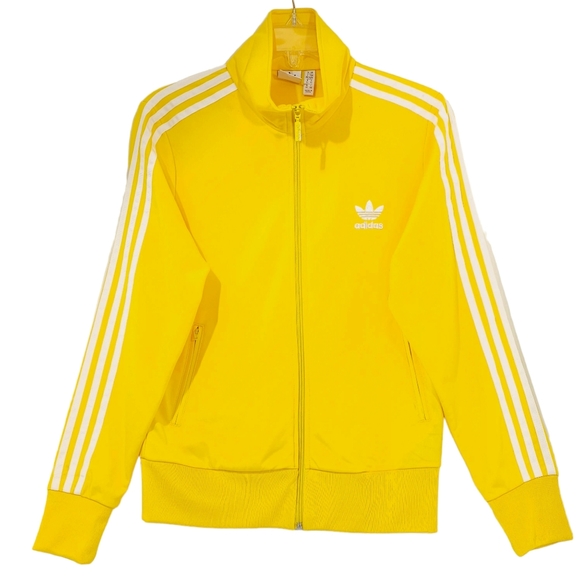 adidas Jackets & Blazers - adidas Yellow Track Jacket